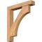 Ekena Millwork Westlake Block Smooth Bracket w/ Offset Brace, Western Red Cedar, 5 1/2"W x 30"D x 34"H BKT0604X30X34WTL05SWR - alternate 1